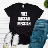 "FREE KASSAN MESSIAH" TSHIRT