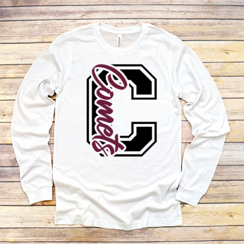 HHS "COMETS VARSITY" LONG SLEEVE TSHIRT