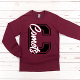 HHS "COMETS VARSITY" LONG SLEEVE TSHIRT