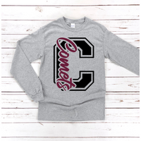 HHS "COMETS VARSITY" LONG SLEEVE TSHIRT