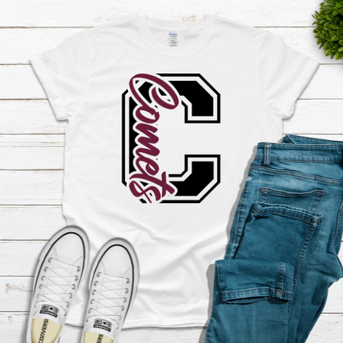 HHS "COMETS VARSITY" SHORT SLEEVE TSHIRT