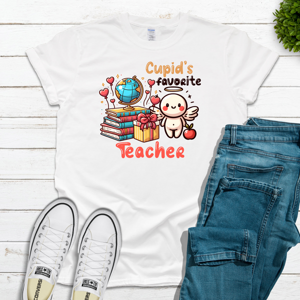 Cupid's Favorite Teacher T-Shirt