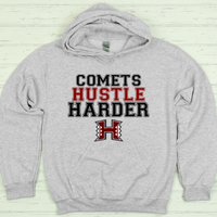 HHS "COMETS HUSTLE HARDER" HOODIE