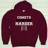 HHS "COMETS HUSTLE HARDER" HOODIE